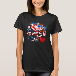 Camiseta Orgulho Enfermeiro Usa Sinalizador Stethoscope Enf