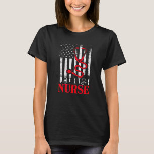 Camiseta Orgulho Enfermeiro Usa Sinalizador Stethoscope Enf
