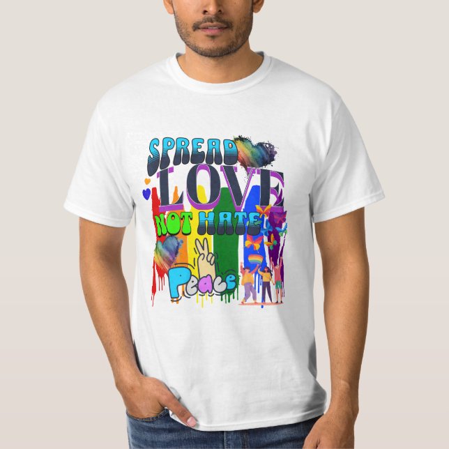 Camiseta Orgulho | Espalhar amor sem ódio (Frente)
