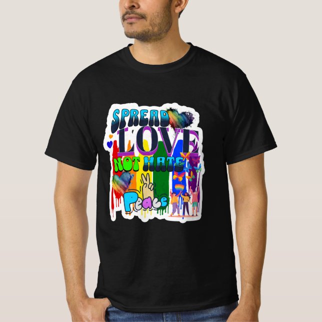 Camiseta Orgulho | Espalhe Amor Não Ódio (Frente)