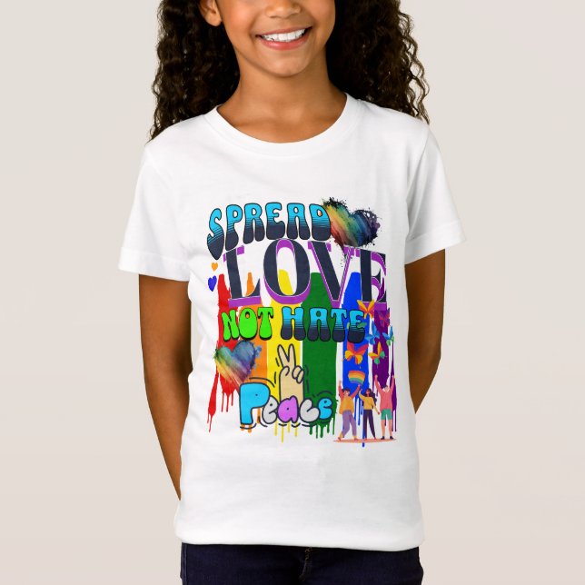 Camiseta Orgulho | Espalhe Amor Não Ódio (Frente)