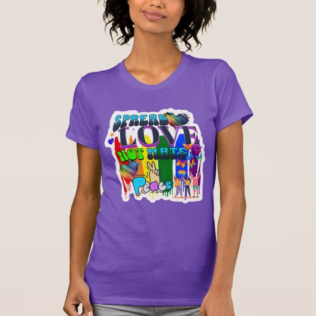 Camiseta Orgulho | Espalhe Amor Não Ódio (Frente)