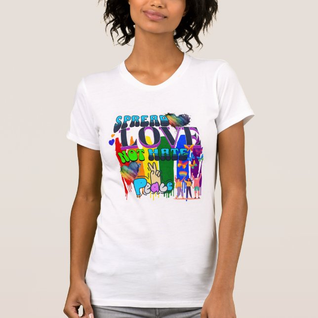 Camiseta Orgulho | Espalhe Amor Não Ódio (Frente)