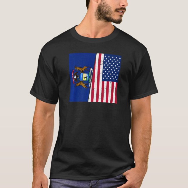 Camiseta Orgulho Estados Unidos País de Origem Patriótico B (Frente)