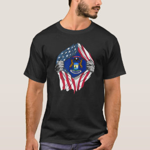 Camiseta Orgulho Estados Unidos País de Origem Patriótico B
