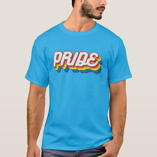 Camiseta Orgulho| Estilo da década de 70 (Frente)