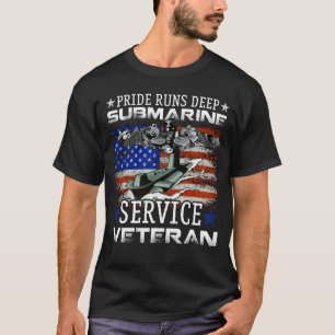 Camiseta Orgulho Executa Pat de Sinalizador Veterano do Ser
