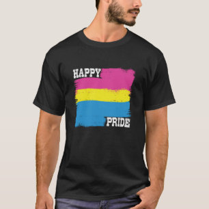 Camiseta Orgulho Feliz Arco-Íris LGBTQIA+ Comunidade Orgulh