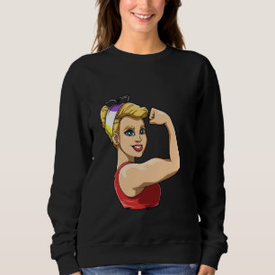 Camiseta Orgulho Feminino Lésbico Não Binário Feminismo LGB