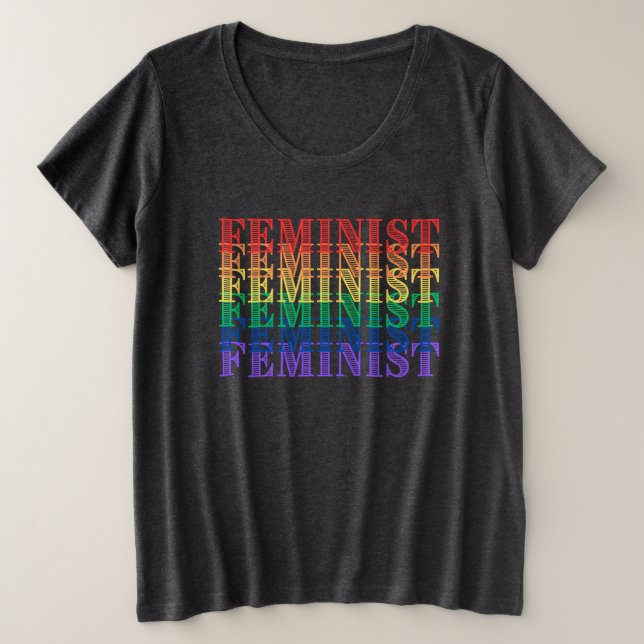 Camiseta Orgulho Feminista (Frente do Design)