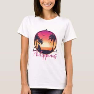 Camiseta Orgulho Filipino Presente de Surf na Praia Filipin