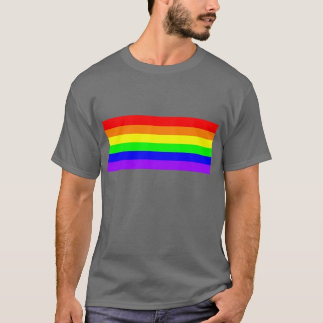 Camiseta Orgulho gay arco-íris (Frente)