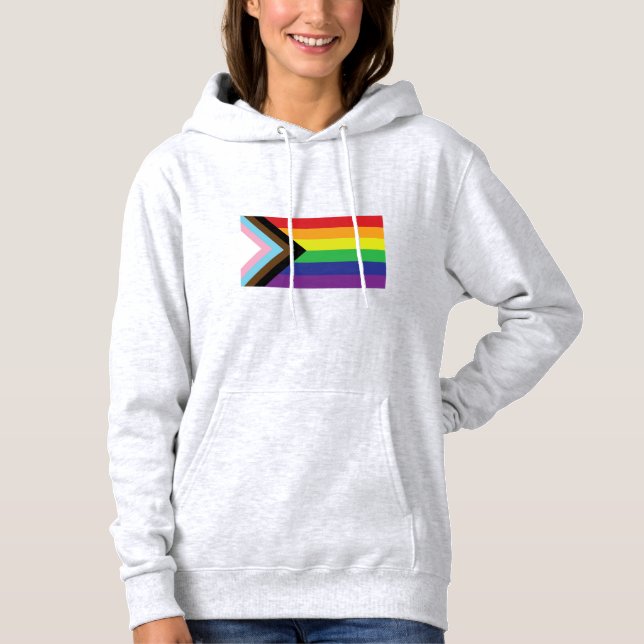 Camiseta Orgulho gay Arco-Íris Sinalizador Progressivo LGBT (Frente)
