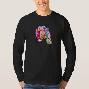 Camiseta Orgulho Gay Bonito Gaysiano Lgbt Cores do Arco-íri