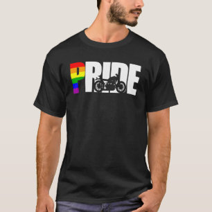 Camiseta Orgulho Gay Ciclista Lgbt Clube De Motociclismo Pa