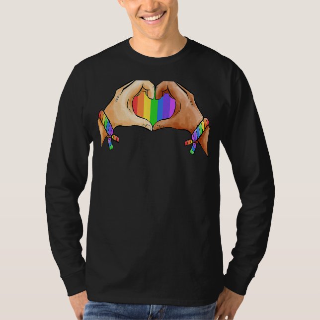 Camiseta Orgulho gay Clothing Lgbt Sinalizador Arco-Íris Un (Frente)