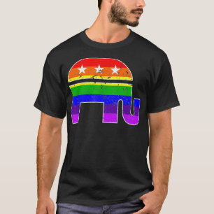 Camiseta Orgulho gay conservador do LGBTQ capitalista