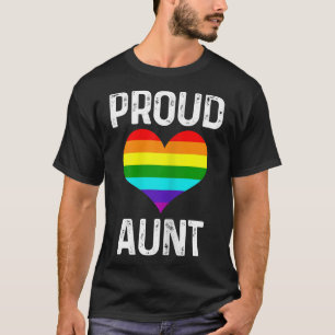 Camiseta Orgulho gay das mulheres - Tia orgulhosa tia LGBTQ