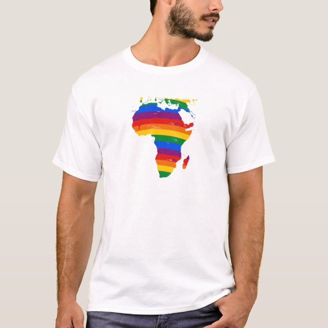 CAMISETA ORGULHO GAY DE ÁFRICA (Frente)