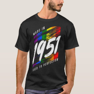 Camiseta orgulho gay de aniversário LGBT 1951