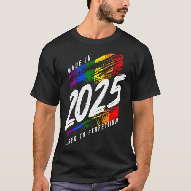 Camiseta orgulho gay de aniversário LGBT 2025 (1) (Frente)