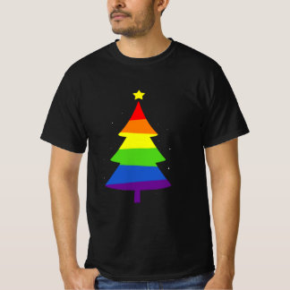 Camiseta Orgulho gay de Árvore de Natal LGBT