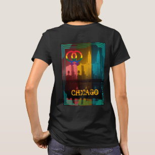 Camiseta Orgulho gay de Chicago, edifício Wrigley de 1930