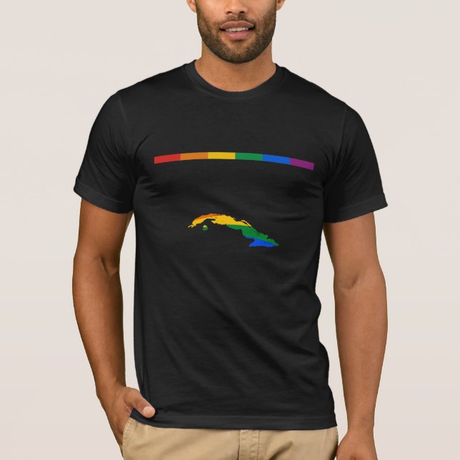 CAMISETA ORGULHO GAY DE CUBA (Frente)