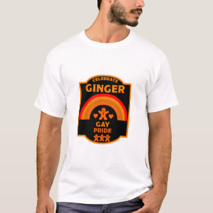 Camiseta Orgulho gay de gengibre