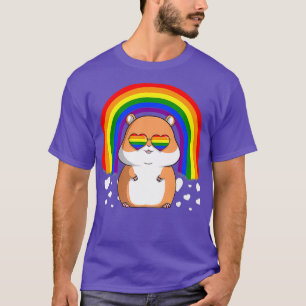 Camiseta Orgulho gay de Hamster LGBT - Presente de Corte LG