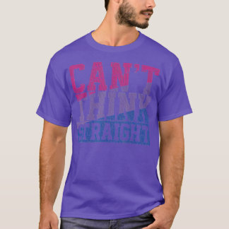 Camiseta Orgulho gay de Hetero do Sinalizador Bissexual L