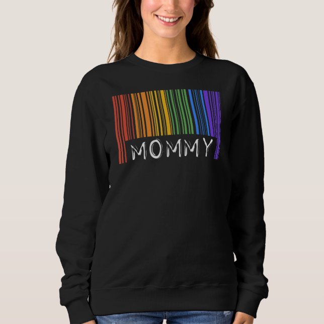 Camiseta Orgulho gay de mamãe da  Código de Barras Fila Lés (Frente)