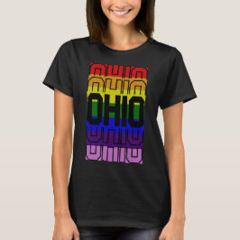 Camiseta Orgulho Gay de Ohio Apoiado
