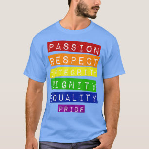 Camiseta Orgulho gay Diga Orgulho de Sinalizador Arco-Íris