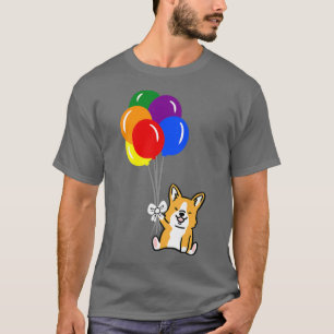 Camiseta Orgulho gay do Balão Corgi-234