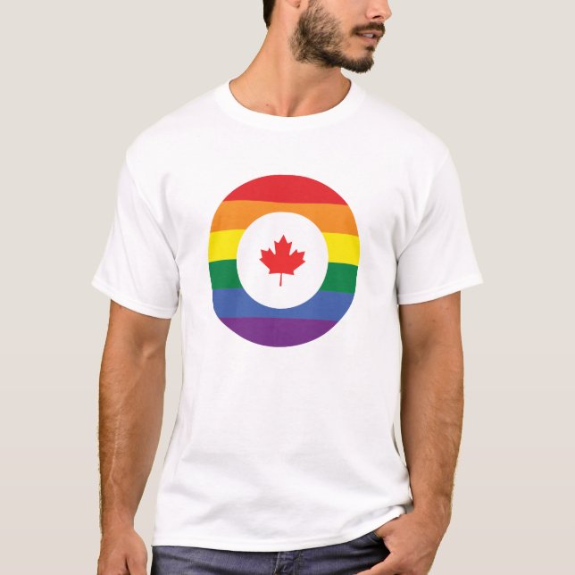 Camiseta Orgulho gay do Canadá (Frente)