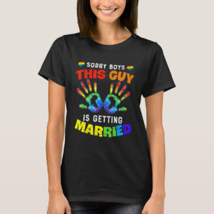 Camiseta Orgulho gay do Mens Bachelor Party Lgbt - Cara