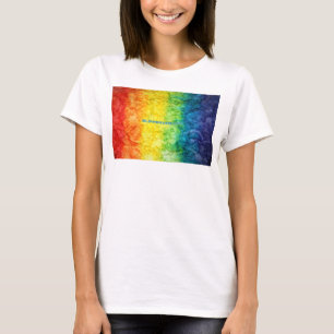 Camiseta Orgulho gay do SlipperyJoe, o arco-íris colorido é