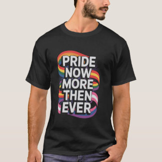 Camiseta Orgulho gay e igualdade Transgênero Orgulho Agora 