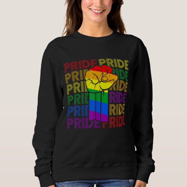 Camiseta Orgulho gay Fist Bump Lgbt - Lgbtq Lgbt Lgbt Mt Lg (Frente)