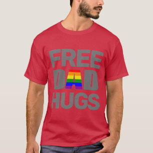 Camiseta Orgulho gay Free Pai Hugs Love (Abraços sem )