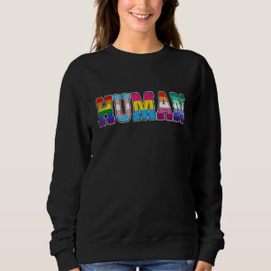 Camiseta Orgulho gay Humano Ally Bi Fila Trans Bissexual