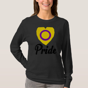 Camiseta Orgulho gay Intersexual Rainbow Word Design