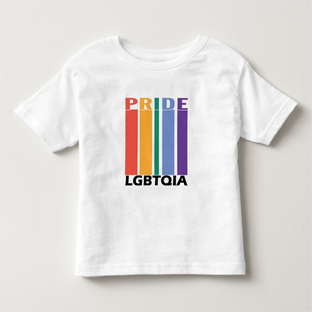 Camiseta Orgulho gay LBGTQIA Rainbow 1 (Frente)