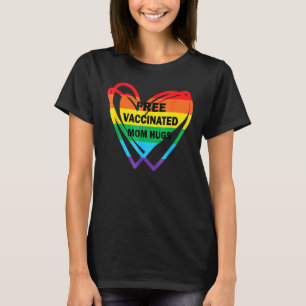 Camiseta Orgulho gay Lésbica Vacinada Mãe Abraçada Lgbt 20