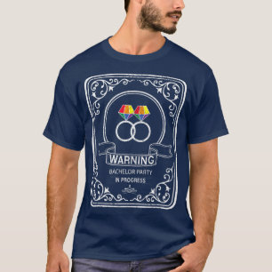 Camiseta Orgulho gay LGBT do partido BACHELOR - Noiva T