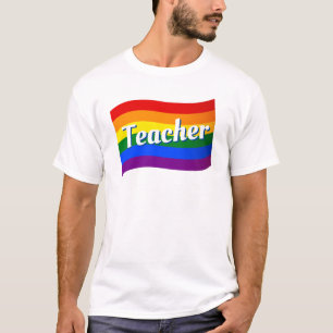 Camiseta Orgulho gay LGBT LGBT - Professor de Sinalizador R