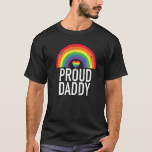 Camiseta Orgulho gay Lgbt Parad Pai do Arco-Íris Pai Ortogr