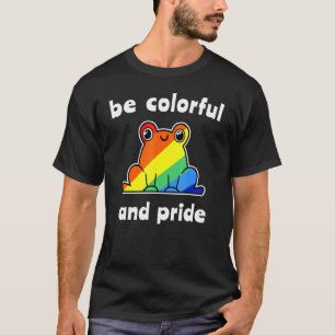 Camiseta Orgulho gay LGBT Sapo Rainbow LGBTQ 8