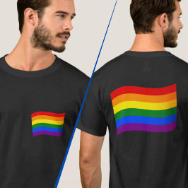 Camiseta Orgulho gay LGBTQ 2 Side Impressão